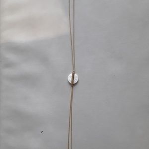 BCBG Necklace with rhinestones on end